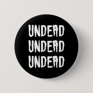 Niet-dode, niet-dode Gothic Batcave Deathrock Ronde Button 5,7 Cm