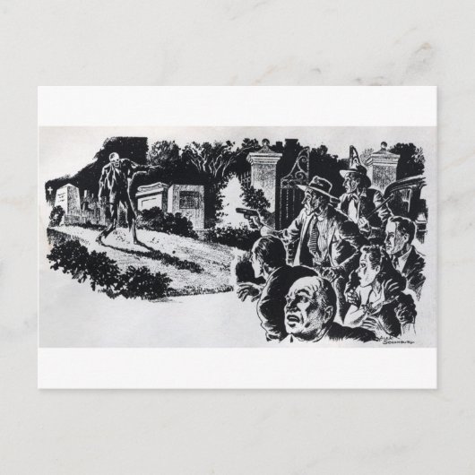 Niet-dode opkomst briefkaart (Voorkant)