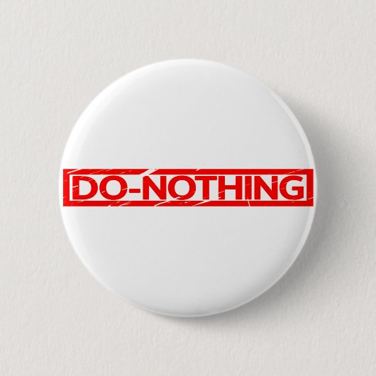 Niet-doen-stempel Ronde Button 5,7 Cm (Voorkant)