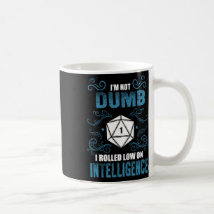 Niet dom - Laag intelligente Rpg Tafel gamer Rol Koffiemok