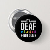 Niet dom ronde button 5,7 cm (Voorkant /achterkant)