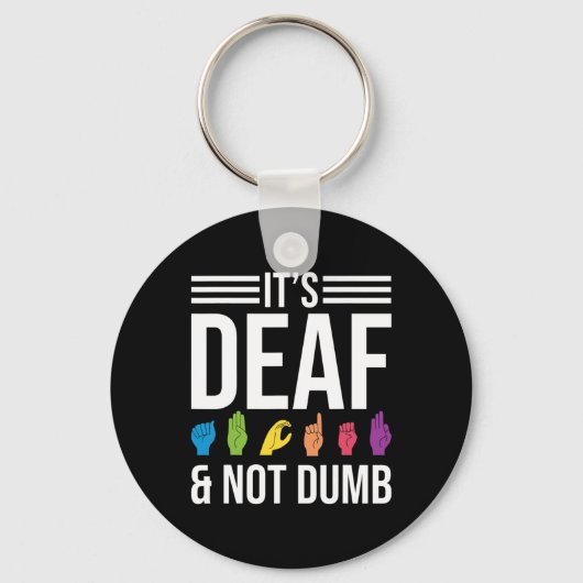 Niet dom sleutelhanger (Voorkant)