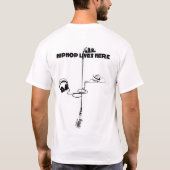 niet dood - Gepersonaliseerd T-shirt (Achterkant)