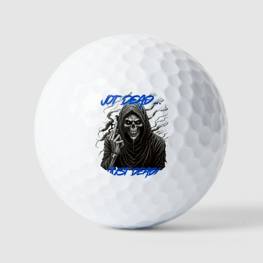 Niet dood, gewoon dodelijk golfballen (Voorkant)