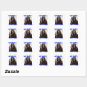 Niet dood, gewoon dodelijk vierkante sticker (Vel)
