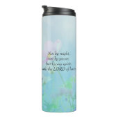 Niet door Might - Zechariah 4:6 Thermosbeker (Geroteerd rechts)