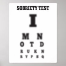 Niet Drink Blurred Sobriety Sober Test Eye Chart