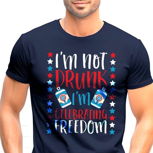 Niet Drink Celebrating Freedom Patriotic T-Shirt