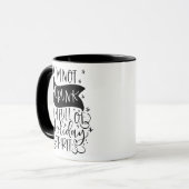 Niet Drink gewoon vol vakantiedrang | XMAS-Drink Mok (Voorkant links)