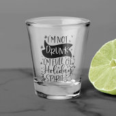 Niet Drink gewoon vol vakantiedrang | XMAS-Drink Shot Glas