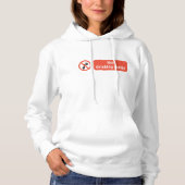 Niet Drink waterstof Hoodie (Voorkant)