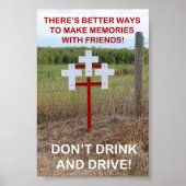 Niet Drinken en autorijden! Poster (Voorkant)