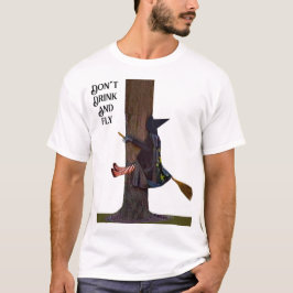 Niet Drinken en vliegen T-shirt