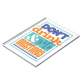 Niet Drinken & Ga naar Meetings 4th Step Journal Notitieboek (Linkerzijde)