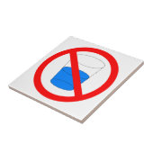 Niet Drinken Tegeltje (Zijkant)