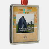 Niet Droevig ben Metalen Ornament (Rechts)