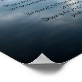 Niet drogen....Poster met poem Poster (Hoek)