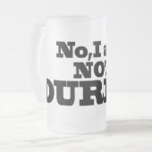 Niet Durnk. Fritglas Matglas Bierpul (Voorkant links)