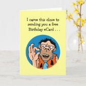 Niet-e-Birthday Kaart (Gele Bloem)