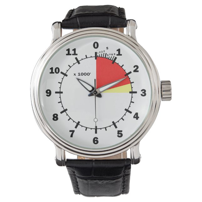 (Niet echt) Altimeter Face Horloge (Voorkant)