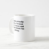 Niet echt grappig koffiemok (Voorkant links)