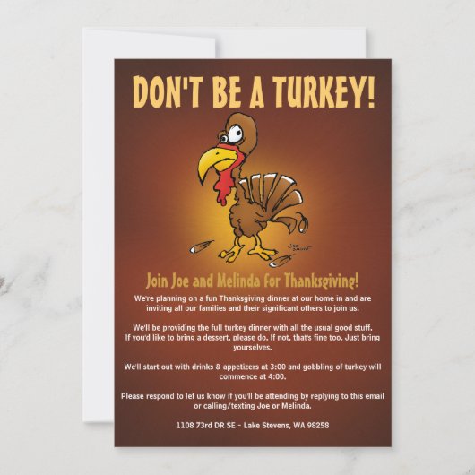 niet echt kaart (Voorkant)