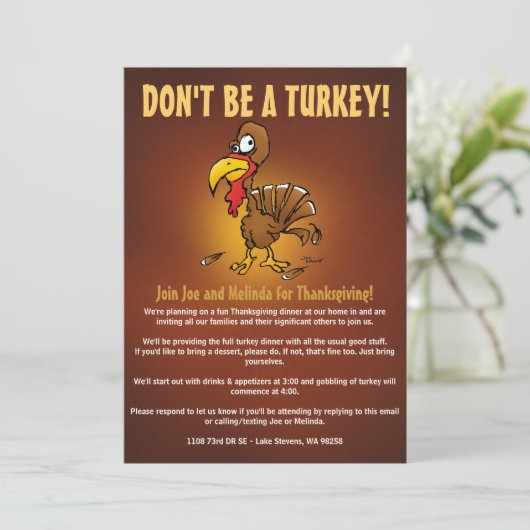 niet echt kaart (Staand voorkant)