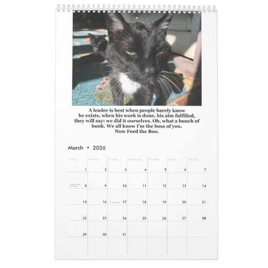 Niet echt nauwkeurige offertes Volume 3 Kalender (Mar 2026)