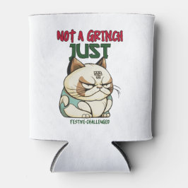 Niet een Grinch gewoon feestelijke uitdagende grap Blikjeskoeler
