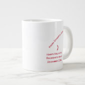 Niet een Grinch gewoon feestelijke uitdagende grap Grote Koffiekop (Voorkant rechts)