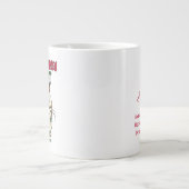 Niet een Grinch gewoon feestelijke uitdagende grap Grote Koffiekop (Voorkant)