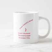 Niet een Grinch gewoon feestelijke uitdagende grap Grote Koffiekop (Rechts)