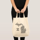Niet één in een miljoen Michigan Tote Bag (Voorkant (product))