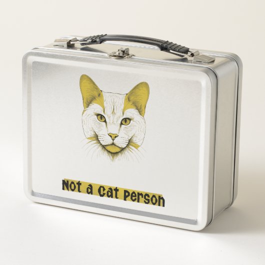 Niet een kattenliefhebber lunchbox (Voorkant)