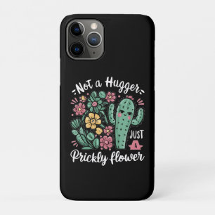 Niet een knuffelaar Alleen een stekelige bloem Sch Case-Mate iPhone Case