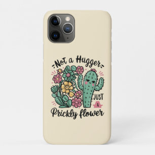 Niet een knuffelaar Alleen een stekelige bloem Sch Case-Mate iPhone Case