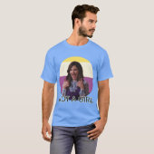 Niet een meisje grappige retro t-shirt (Voorkant volledig)