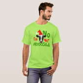 Niet een Moose Funny kerstkow T-Shirt (Voorkant volledig)