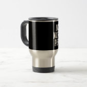 NIET EEN MORGENDE PERSOON Koffiereiswieg Reisbeker (Voorkant links)