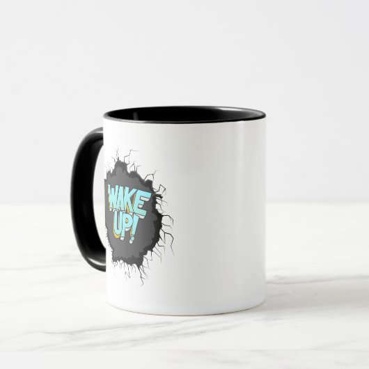 Niet een Morning Person Mok-Funny Wake-Up Gift Tsh Mok (Voorkant links)