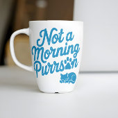 Niet een Morning Purrson Funny Cat Mok