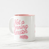 Niet een Morning Purrson Funny Cat Mok (Voorkant links)