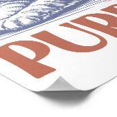 Niet een ochtend Purrson Cat Stretching Poster (Hoek)