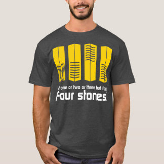 niet één of twee of drie, maar vier Stenen T-shirt