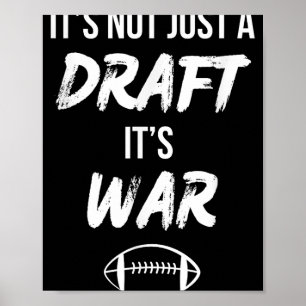 Niet een ontwerp zijn oorlog citaat voor Fantasy F Poster