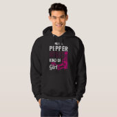 Niet een peperspray soort meisje wapen Pistool mun Hoodie (Voorkant volledig)