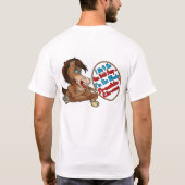 Niet één Pony. T-shirt (Achterkant)