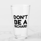 NIET EEN RICHARD ZIJN GLAS (Voorkant)
