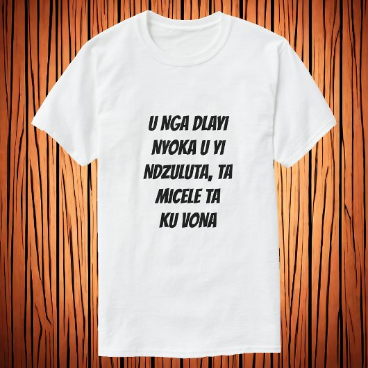Niet een slang doden en hem draaien t-shirt