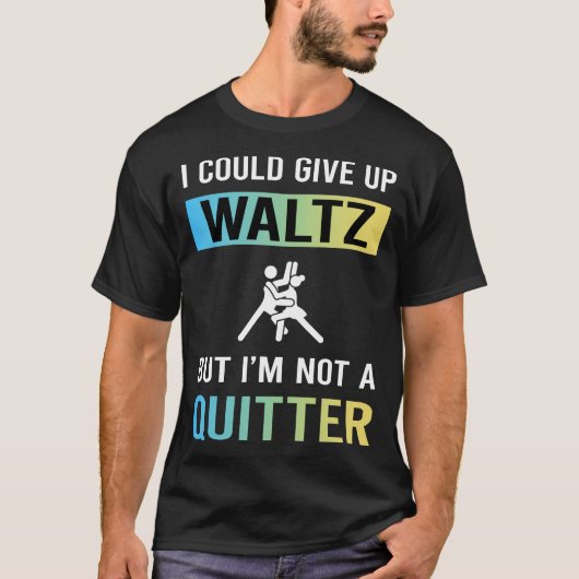 Niet een Wals voor Afhakers T-shirt (Voorkant)